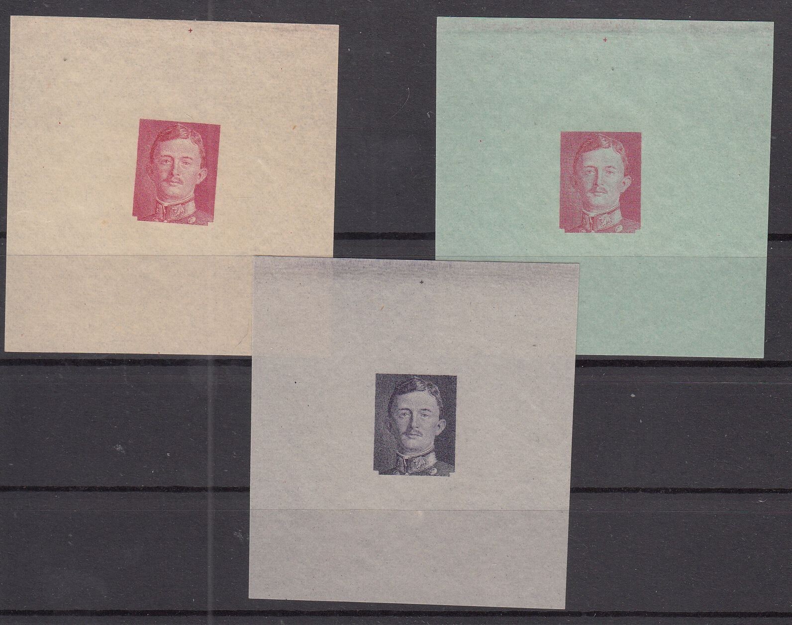 IY16778/ BOSNIA HERZEGOVINA – MI # 138 PUI – 140 PUI / 141 PUI UNUSED PROOFS