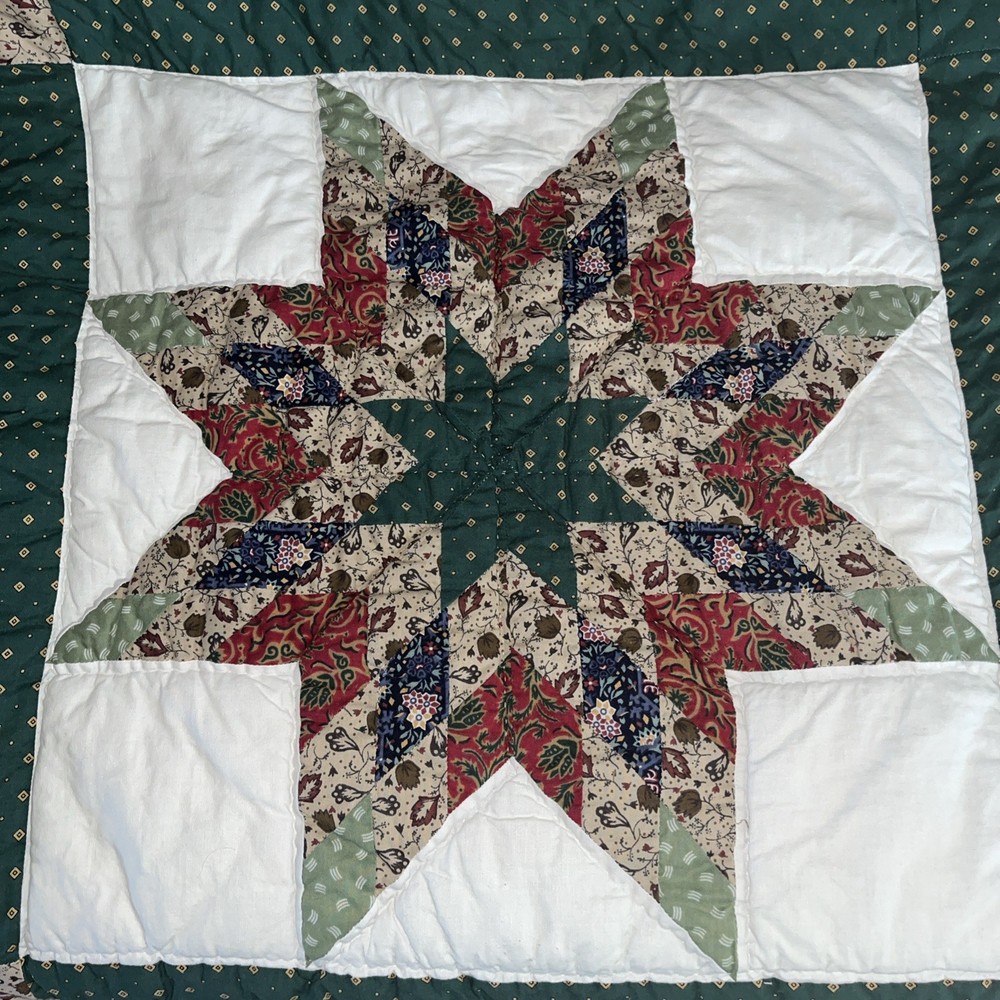Hand Made Lap Quilt 47”x47” Square