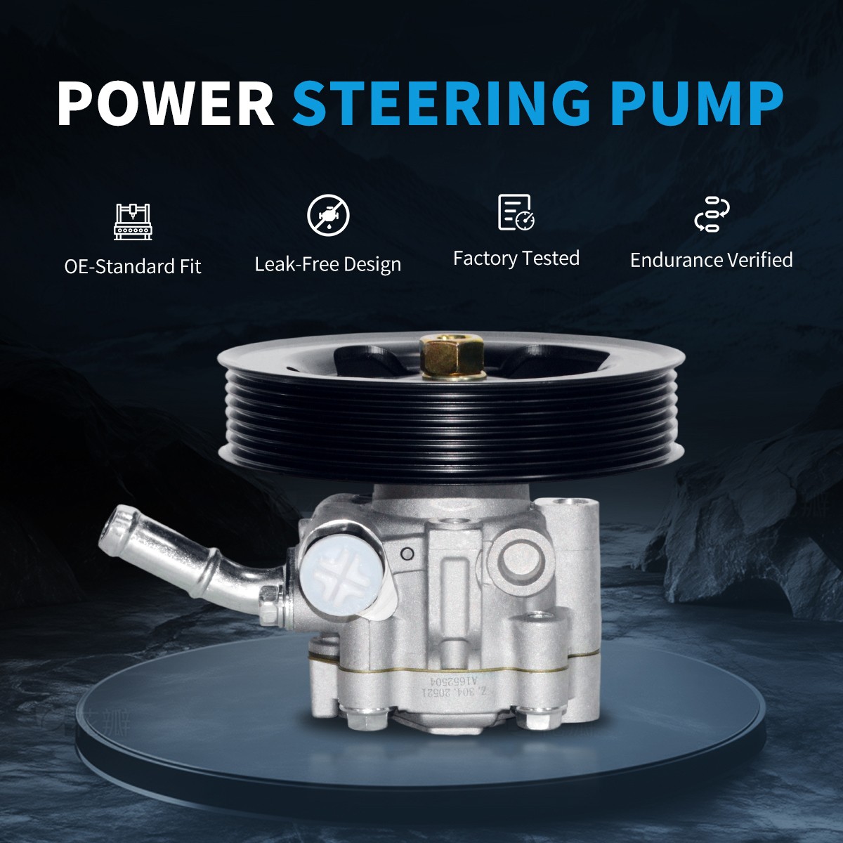 Power Steering Pump with Pulley for Nissan Pathfinder Armada Titan INFINITI QX56