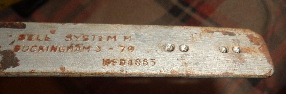 Bell System Buckingham Lineman Tree Climbing Spikes Gaffs Replacement part lot a