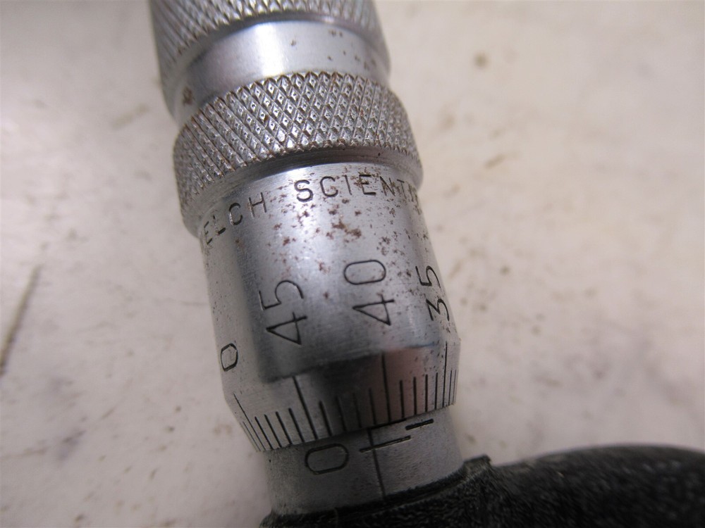 Welch Scientific 0-50 Outside Micrometer