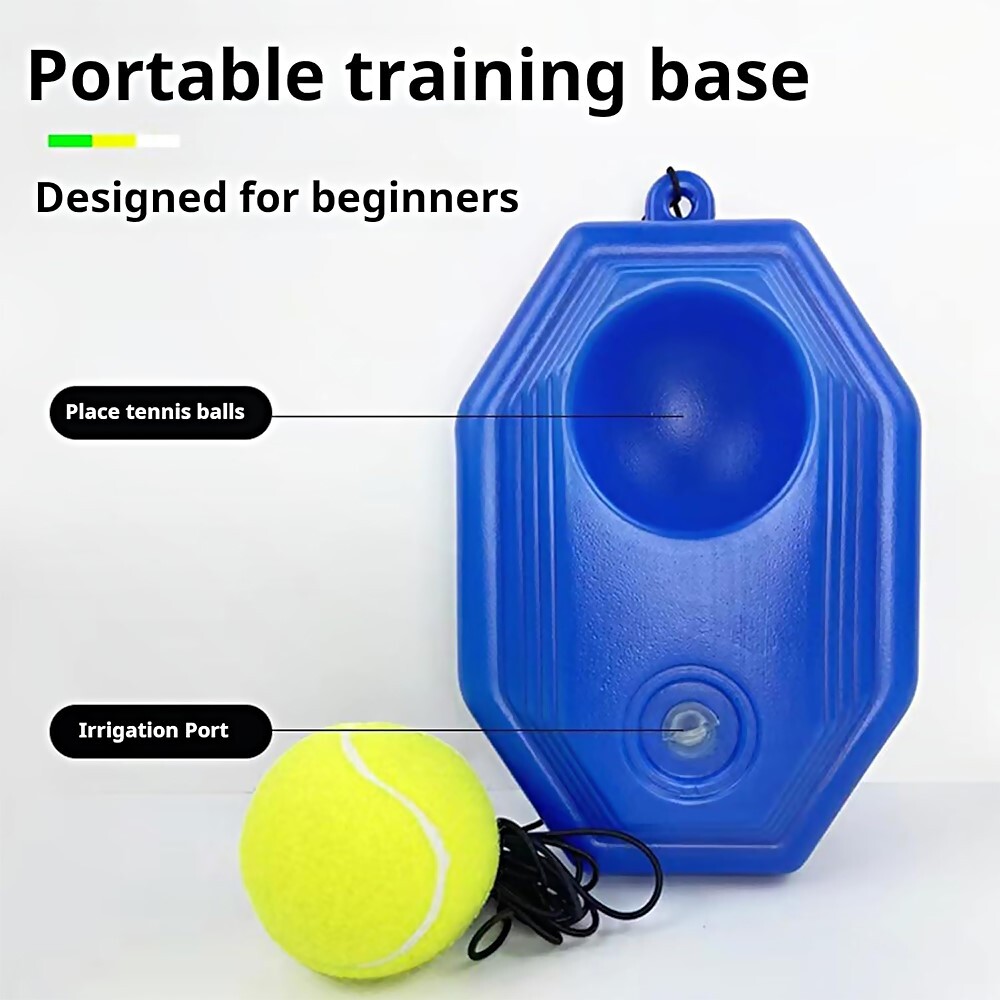 High Quality Durable Sturdy Tennis Rebound Training Base Device with String Ball