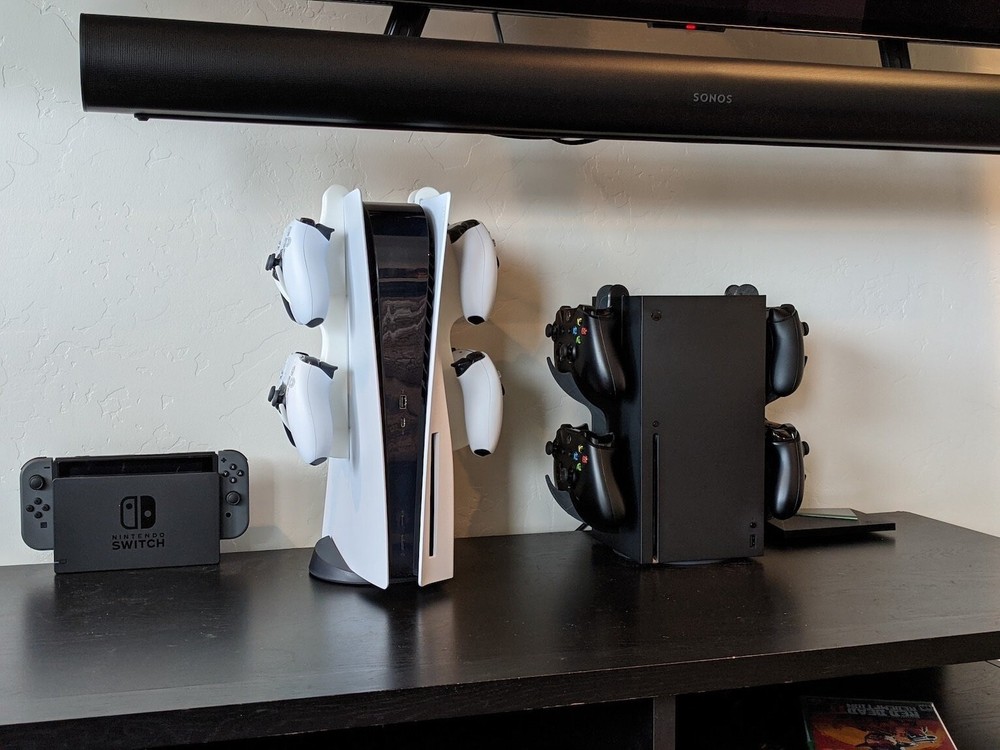 (Black) PS5 Xbox Series X  Controller Holder Hanger