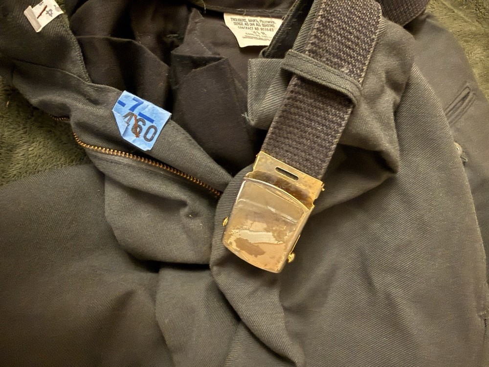 Vintage US Army Uniform Set Staff Sergeant E-6 Class A Jacket & Pants 1980s