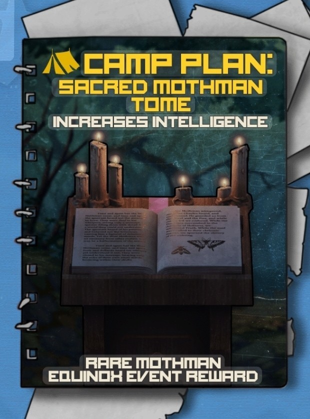 Fallout 76 Sacred Mothman Tome Camp Plan (XBOX)