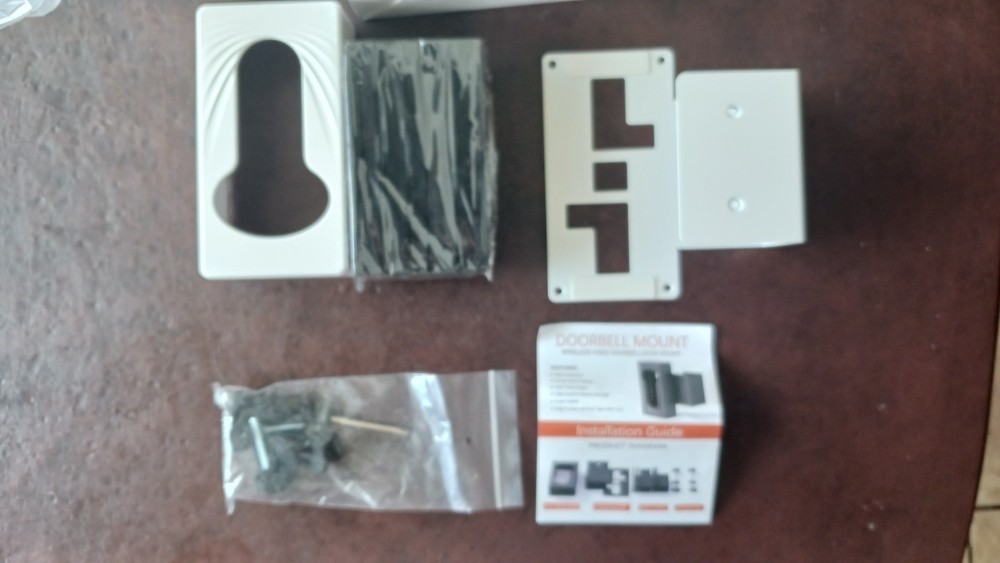 Trushome Adjustable No-Drill Mounting Bracket for RING Video Doorbells