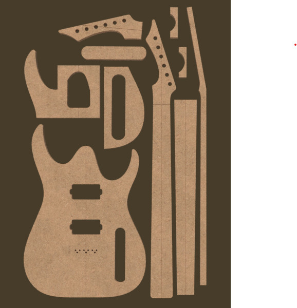 b6 Full Template Set 0.50" MDF