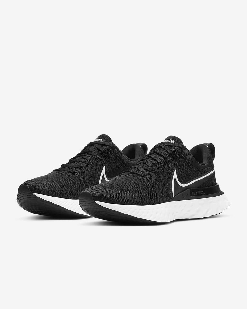 Nike React Infinity Black White Running Shoes