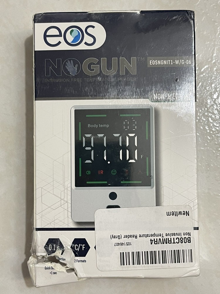 EOS Non Invasive Temperature Reader (Gray) NEW