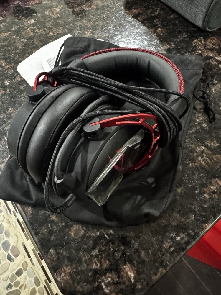 HyperX Cloud Alpha Red Over the Ear Pro Gaming Headset