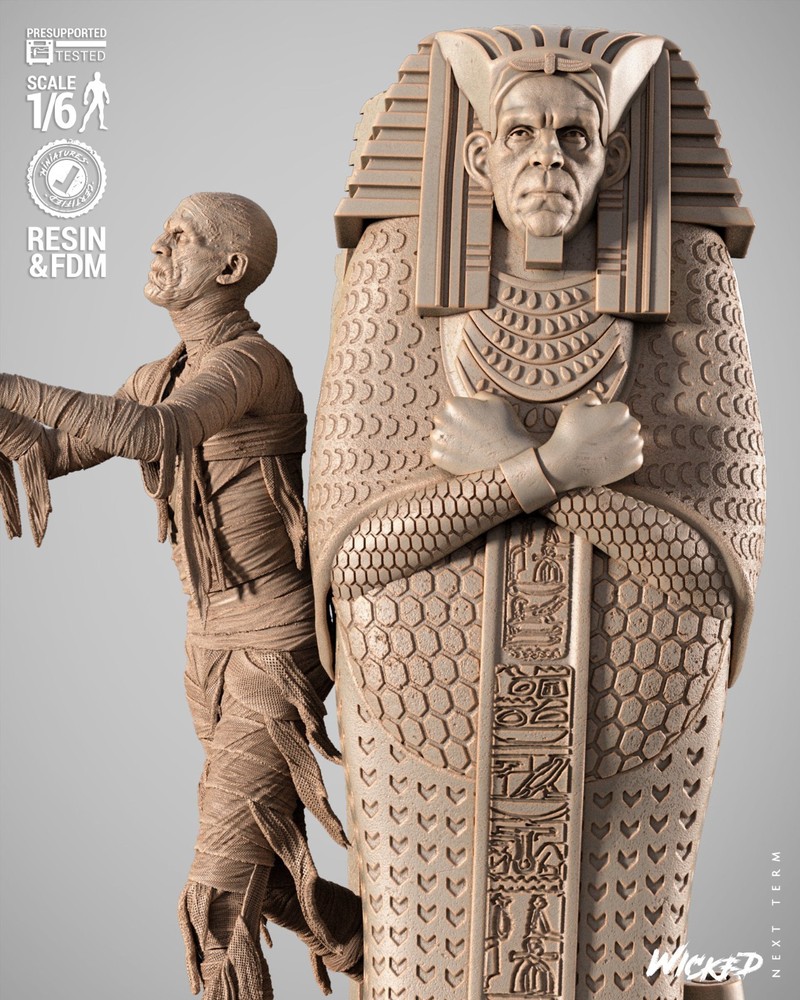 Horror Classic The Mummy model kit unassembled unpainted see Description