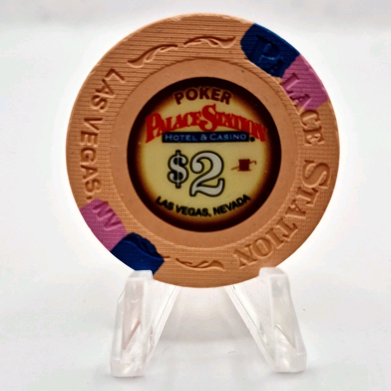Palace Station Hotel Casino Las Vegas Nevada $2 Casino Chip D1599