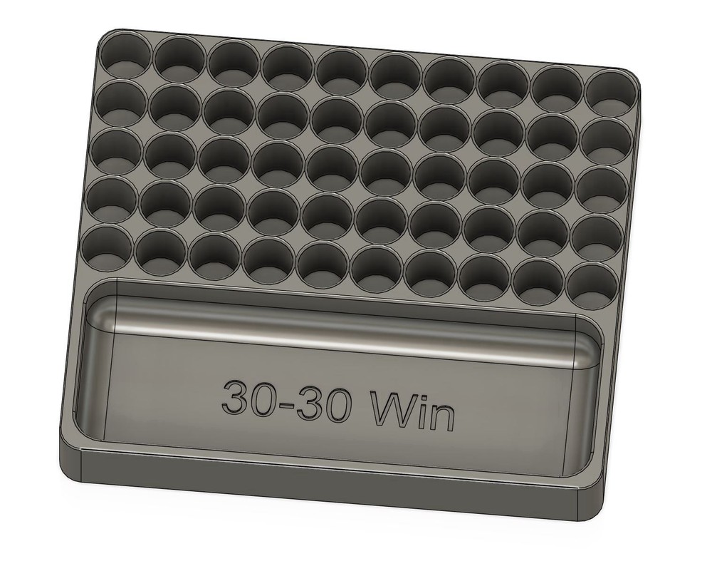 30-30 Win.-50 P0CKET RELOADING TRAY- WITH BULLET TRAY