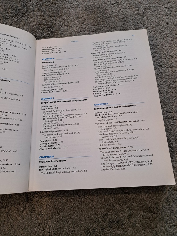 Assembler Language Programming for the IBM 370 Frank M. Carrano