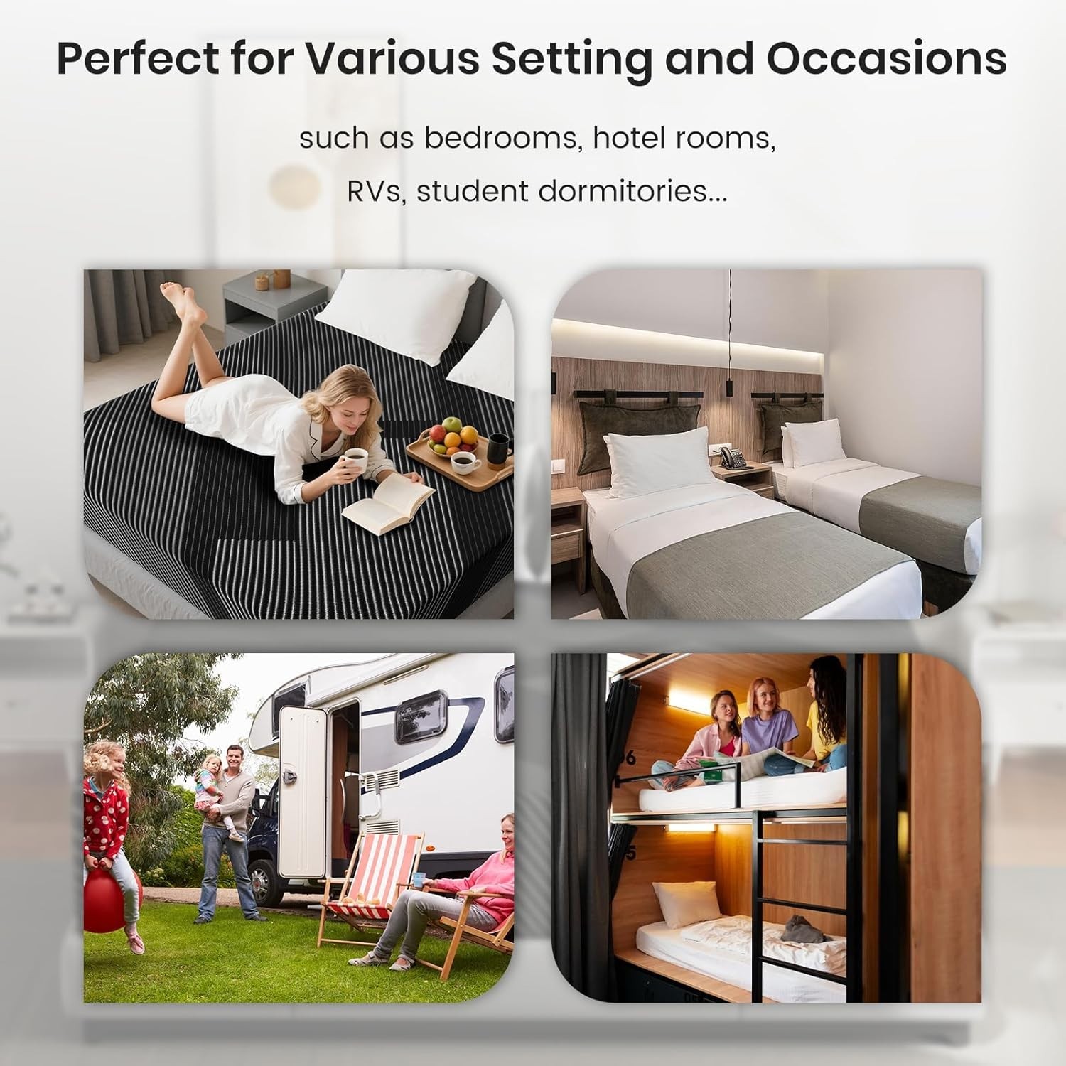 6" 8" 10" 12" 14" Cooling Gel Memory Foam Twin Full Queen King Mattress in a Box