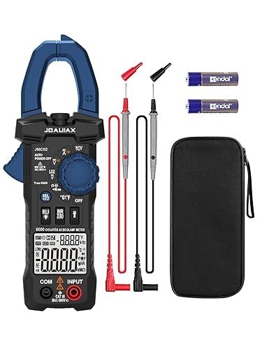 Digital Clamp Meter 600A AC Current 600V AC DC Voltage TRMS Multimeter Tester