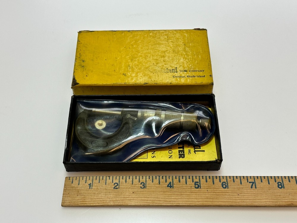 Central Tools USA 12RL 0-1” Micrometer In Original Box