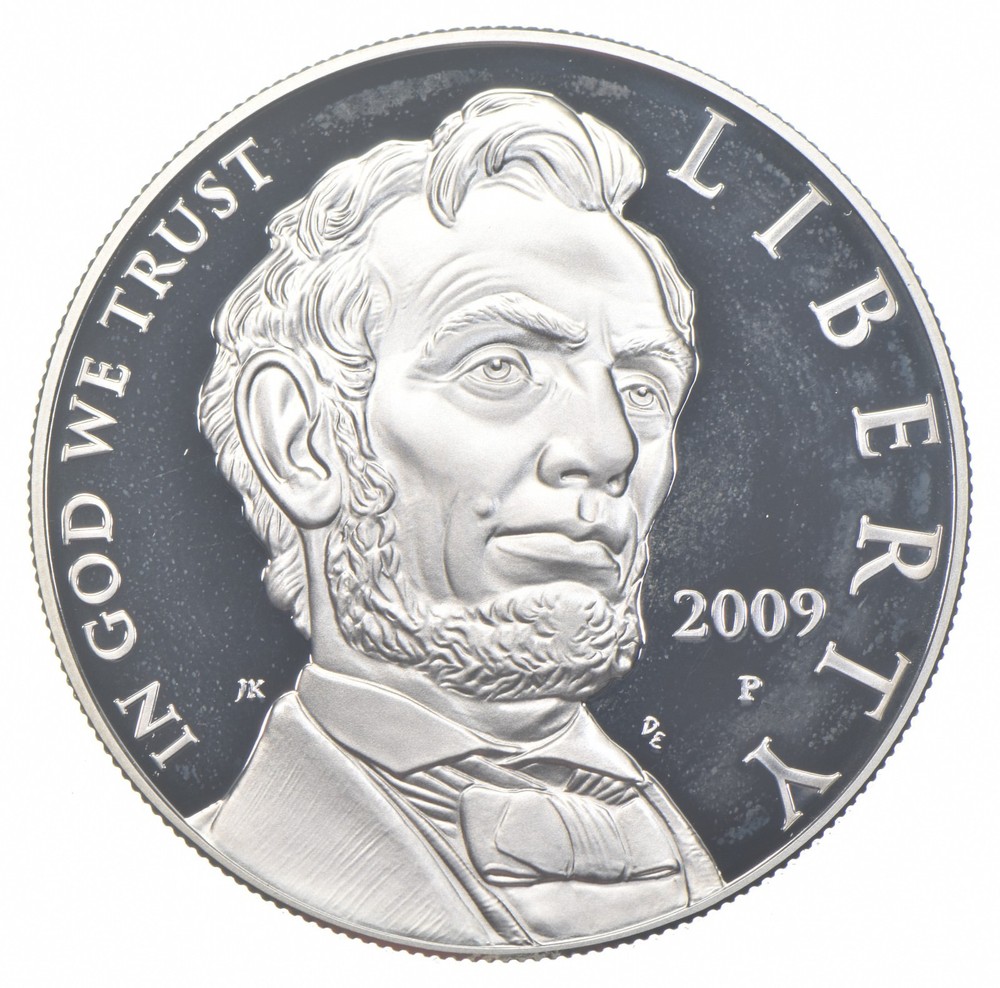 2009-P Proof Lincoln Commemorative Silver Dollar $1