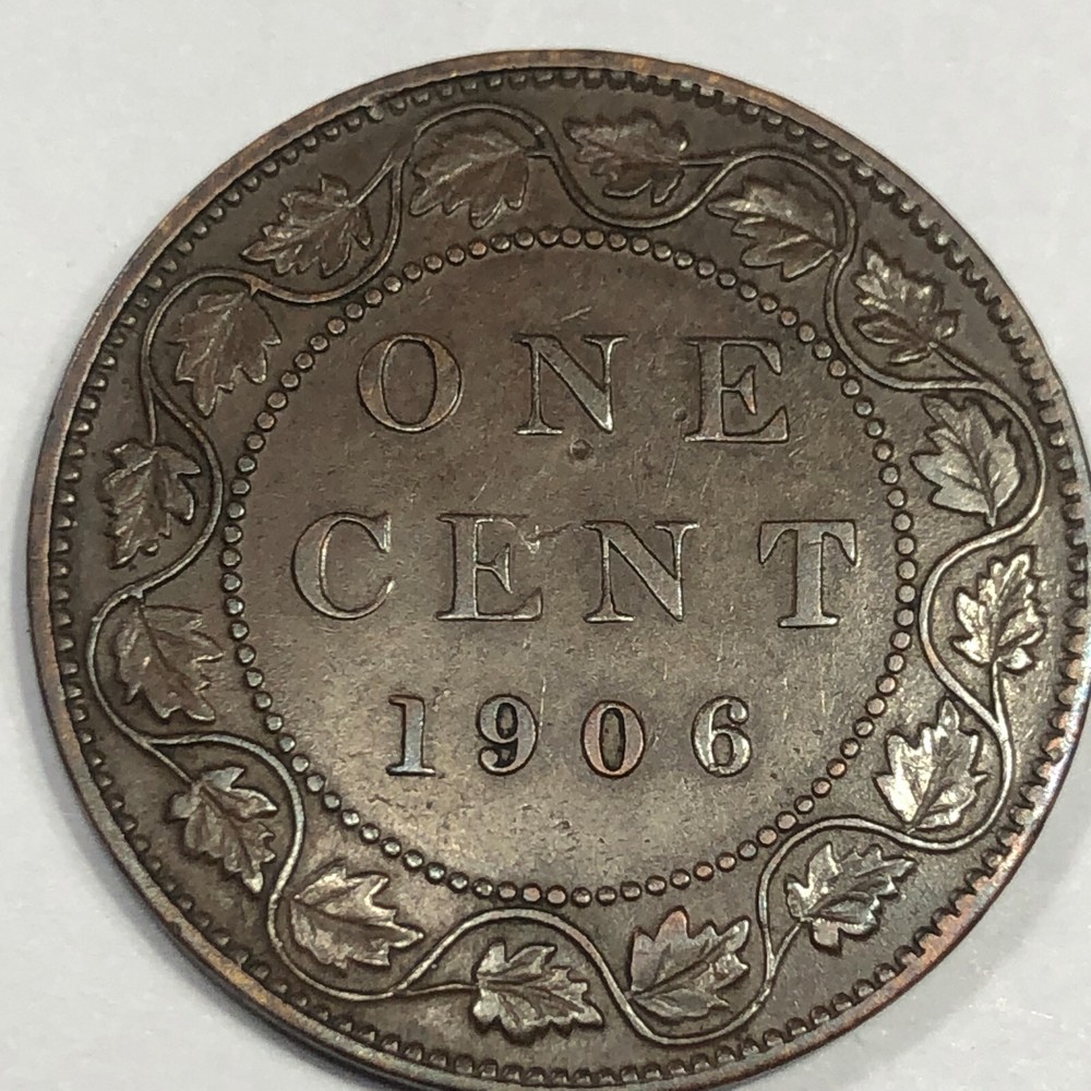 1906 Canada Large One Cent Foreign Coin #1659