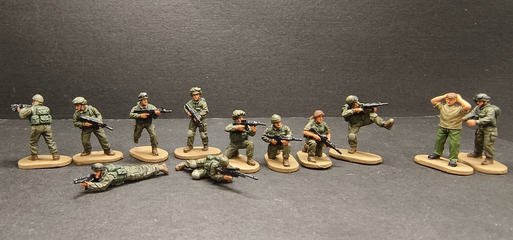 Hand Made 1/72 Modern IDF Soldiers Painted Model