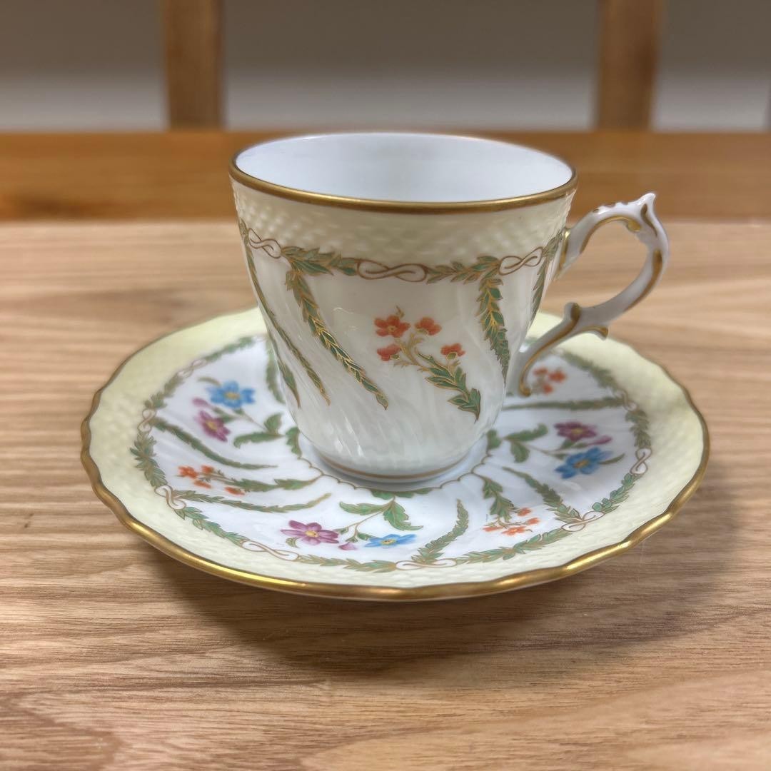 Richard Ginori Ghirlanda Demitasse Cup Saucer Set #2