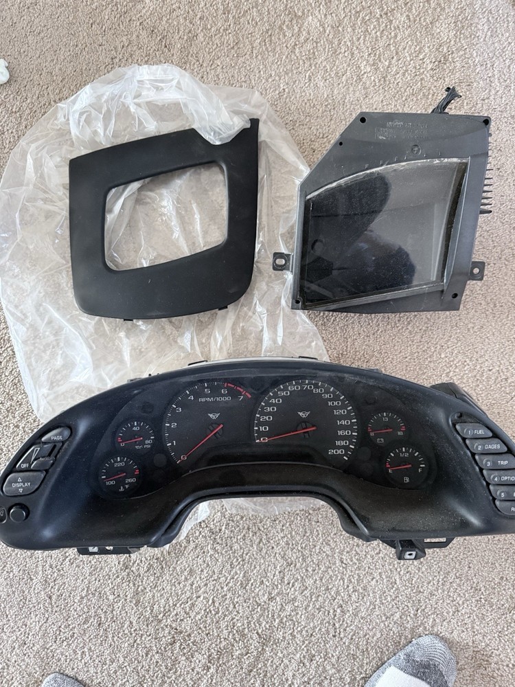 1997-2004 C5 Corvette HUD Complete Kit - Cluster, Projector, Bezel, Switch - UV6