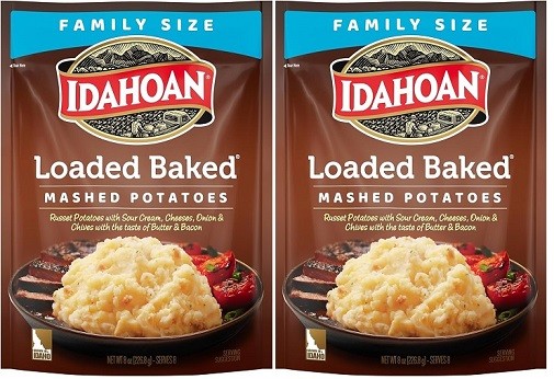 Idahoan Family Sized Mashed Potatoes Loaded Baked 2 Pack