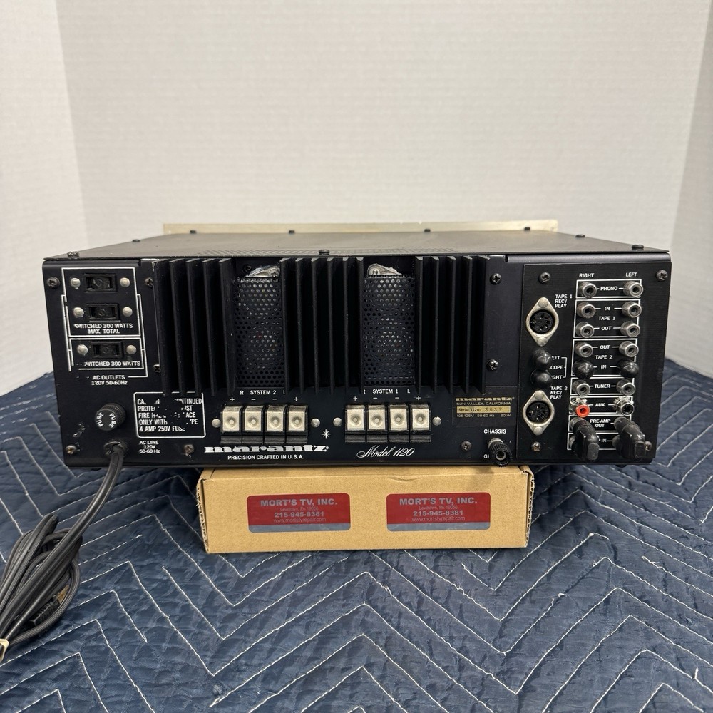 MARANTZ 1120 CONSOLE STEREO AMPLIFIER - SERVICED - CLEANED - TESTED