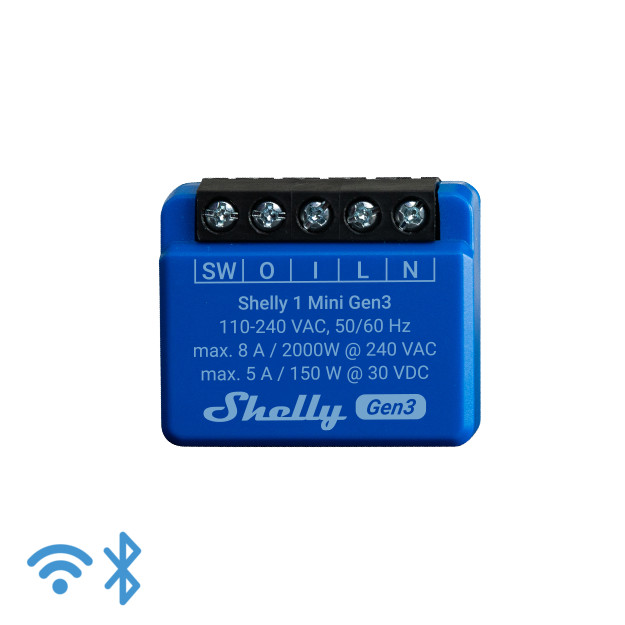 shelly 1 mini gen3 Smart Relay - 10 Pack