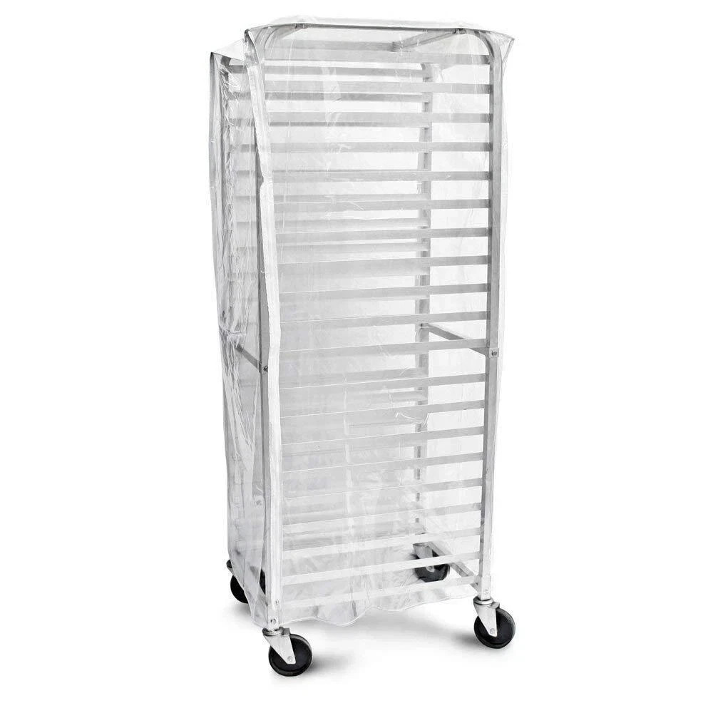 530387 Commercial-Grade Sheet Pan/Bun Pan Rack Cover, Plastic, 20-Tier, 28" L X
