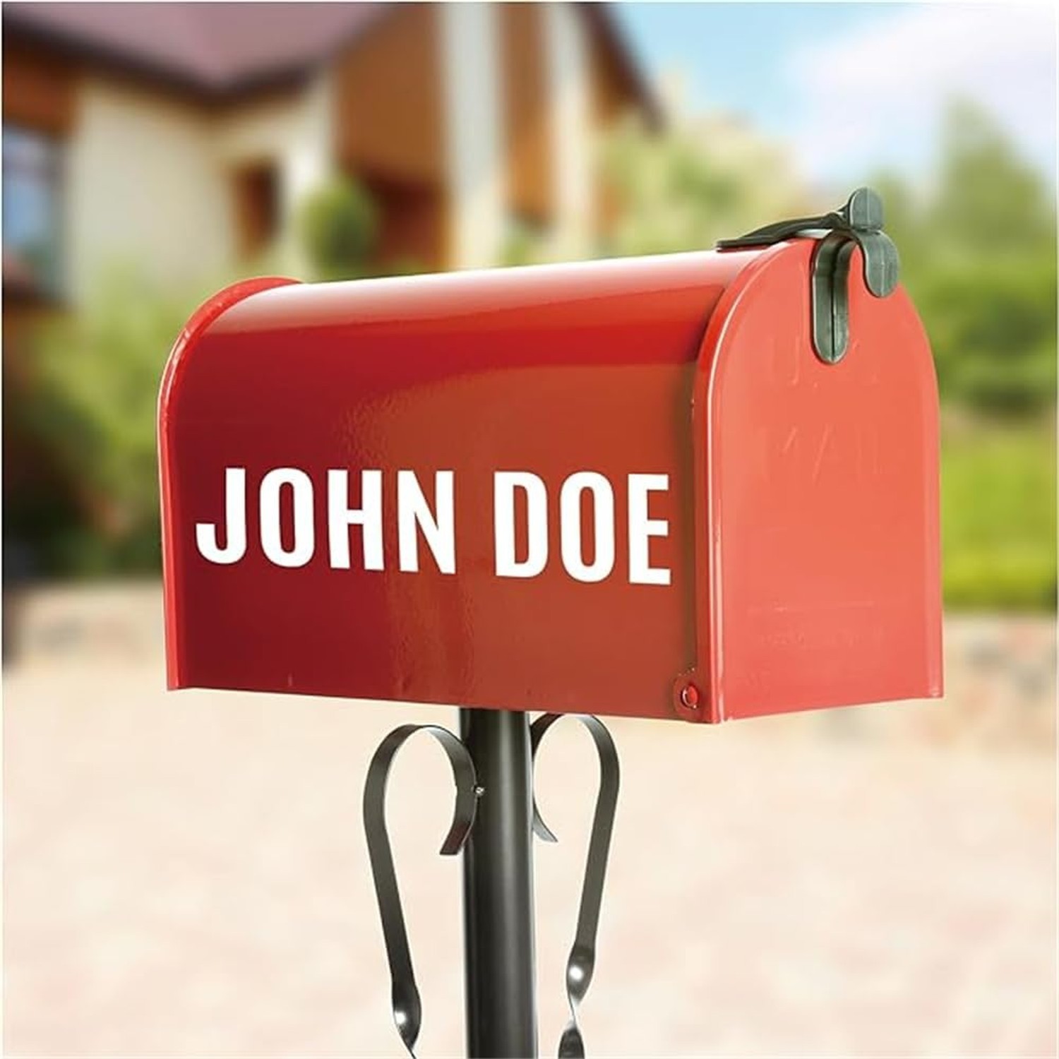 8 Sheets White 1 Inch Self Adhesive Vinyl Letters Numbers Kit, Mailbox Number...