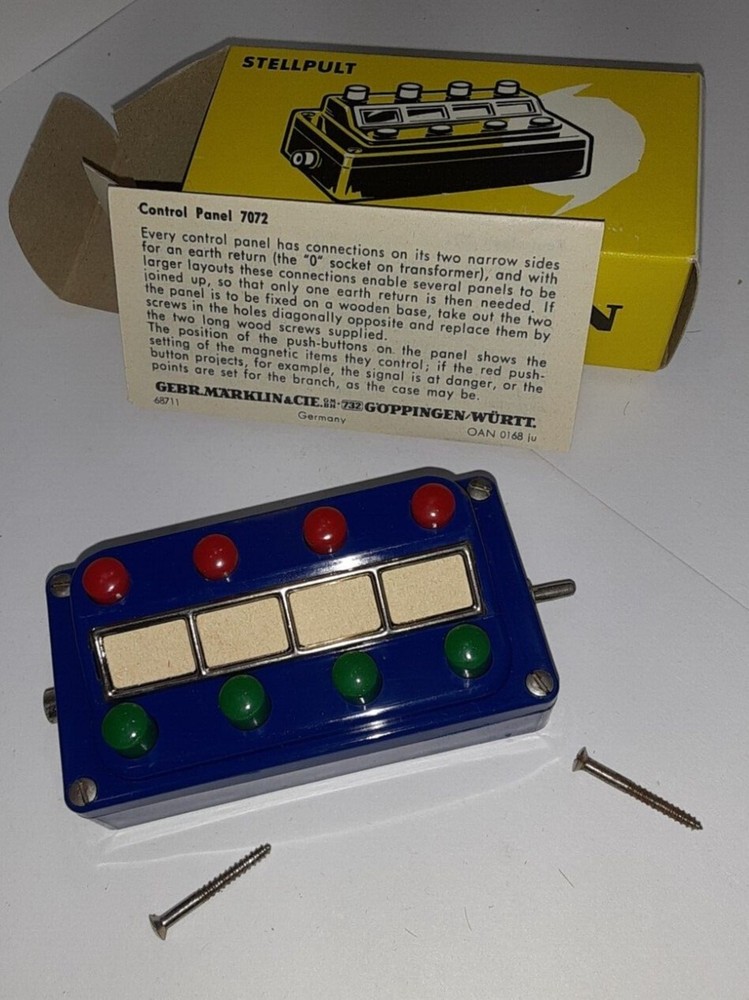 Vintage Marklin 7072 Control Panel, in box