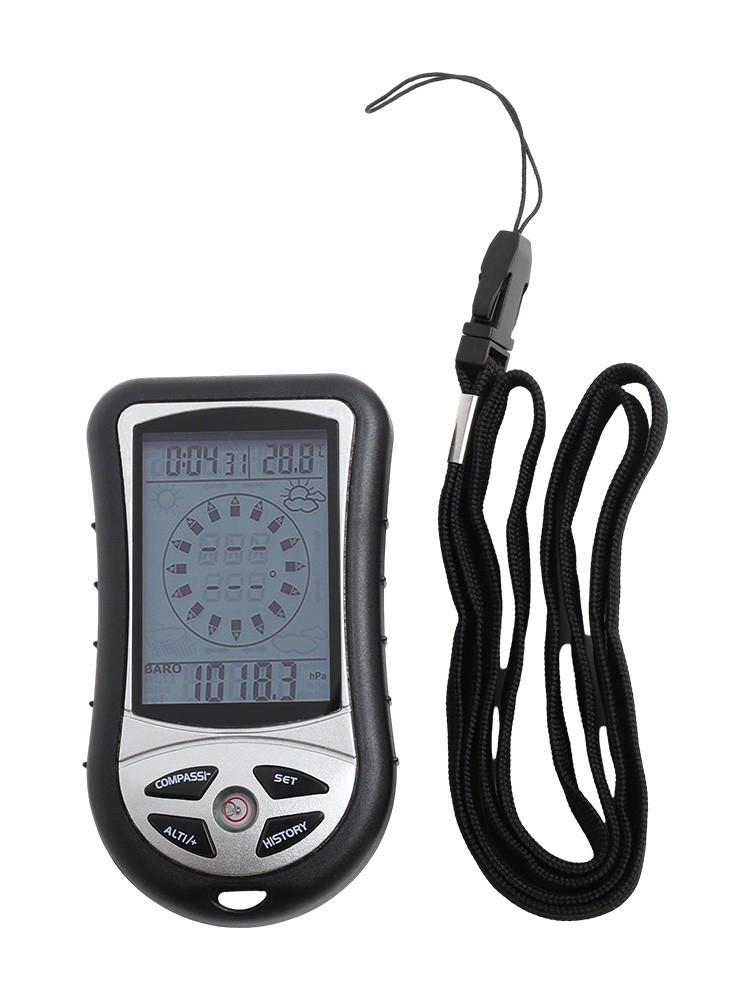 Sturdy Multi Function Pocket Altimeter Barometer Thermometer for Outdoor Use