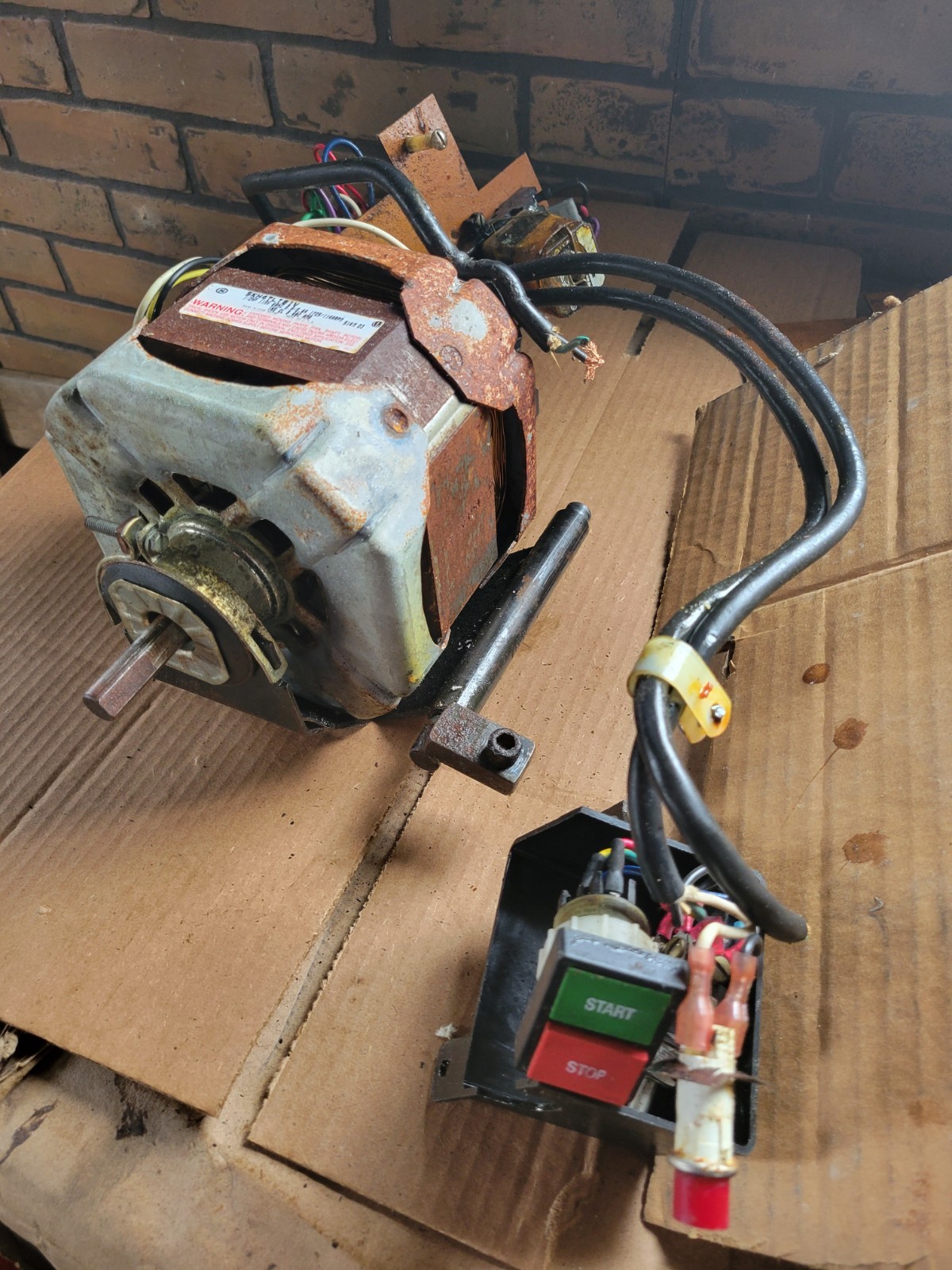 Berkel Slicer Model 909/1 Complete GE Motor Assembly + All Electrical Components