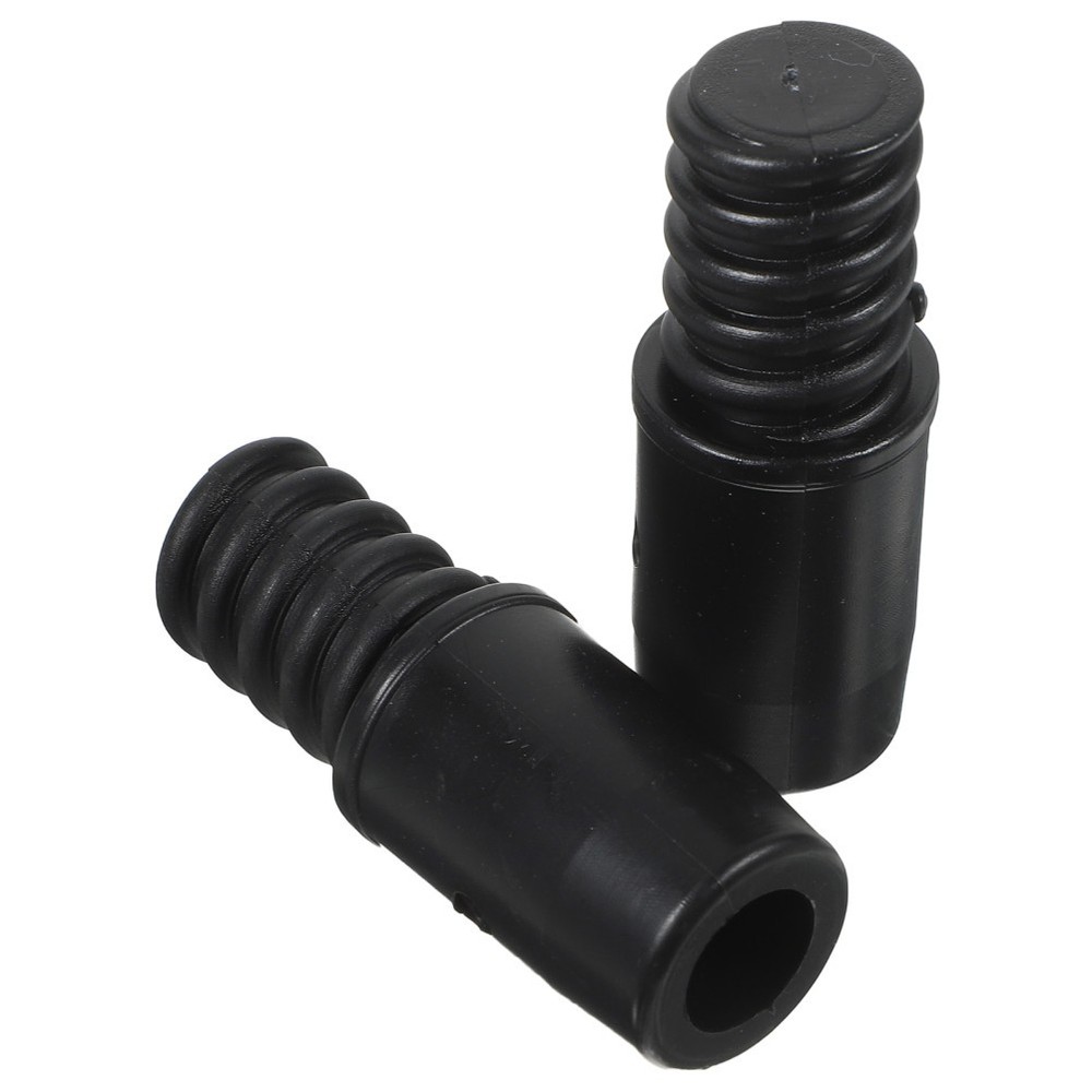 2 Pcs Threaded Tip Plastic Broom Handle Connector Replacement For Cleaning