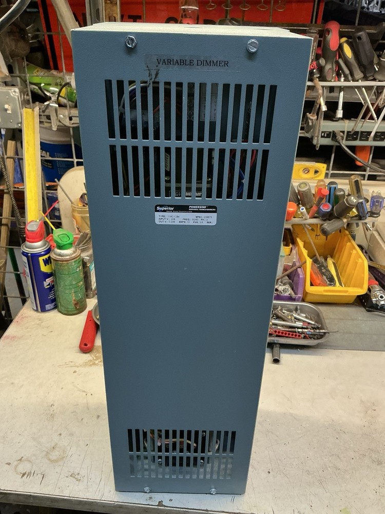 Superior Electric Powerstat Variable Transformer Type 116C-1284 & Enclosure