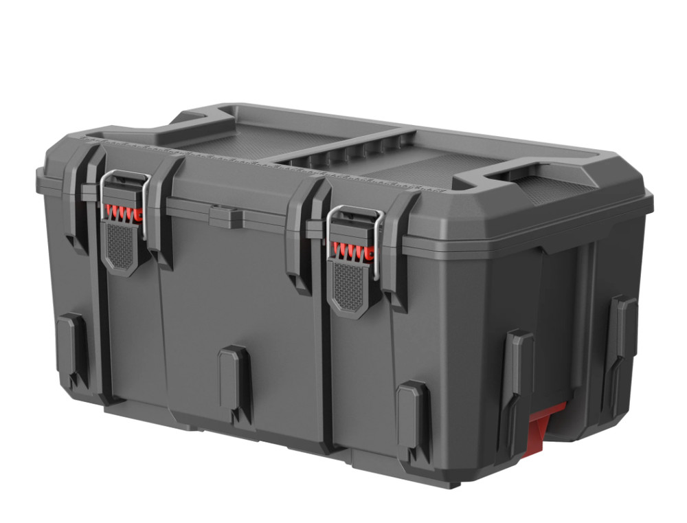 Hyper Tough Hyper Stack Heavy Duty 3 Piece Modular Rolling Toolbox System, Black