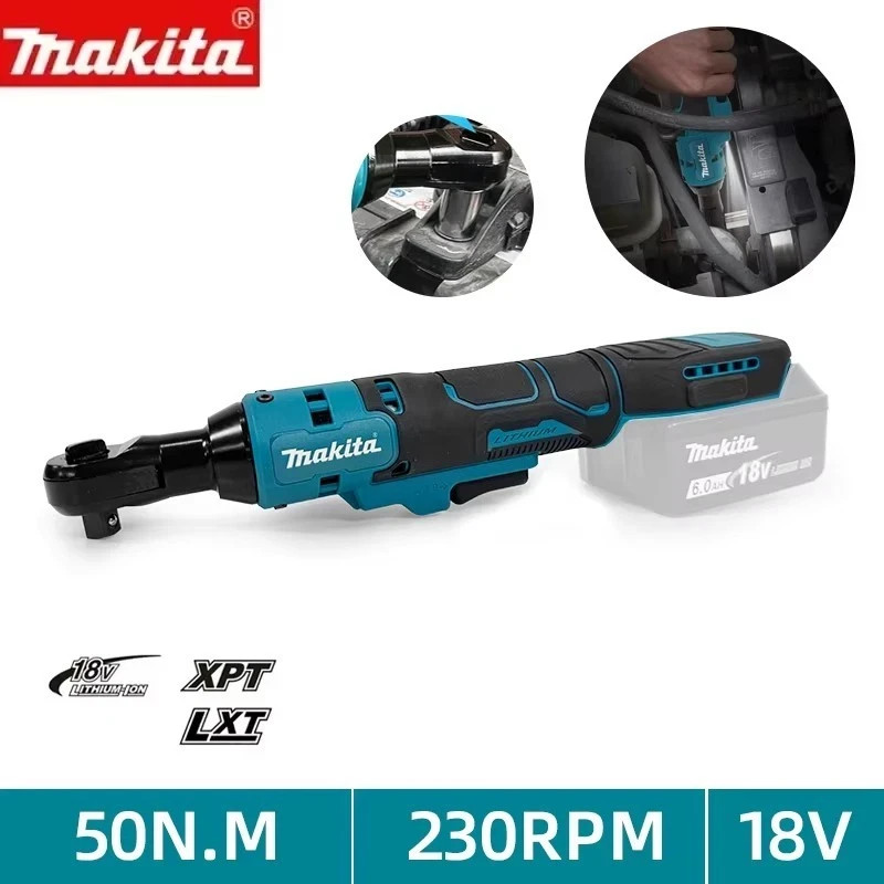 Makita brushless ratchet right angle wrench cordless driver 18v power (10mm 3/8)