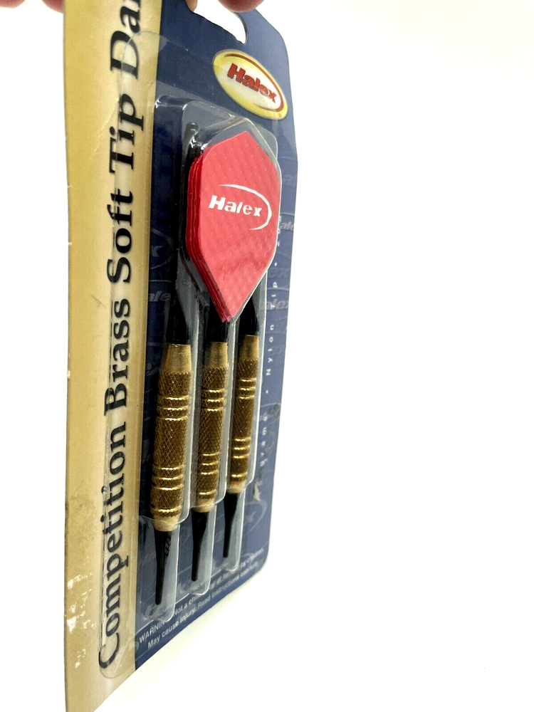 Halex Competition Brass Soft Tip Darts New in Package