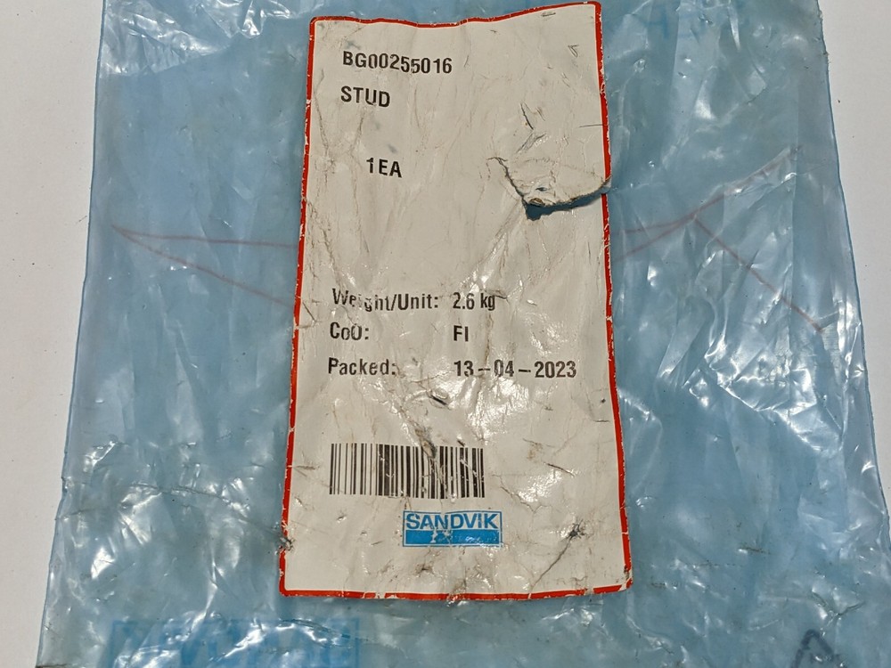 SANDVIK BG00255016 Stud (NEW).