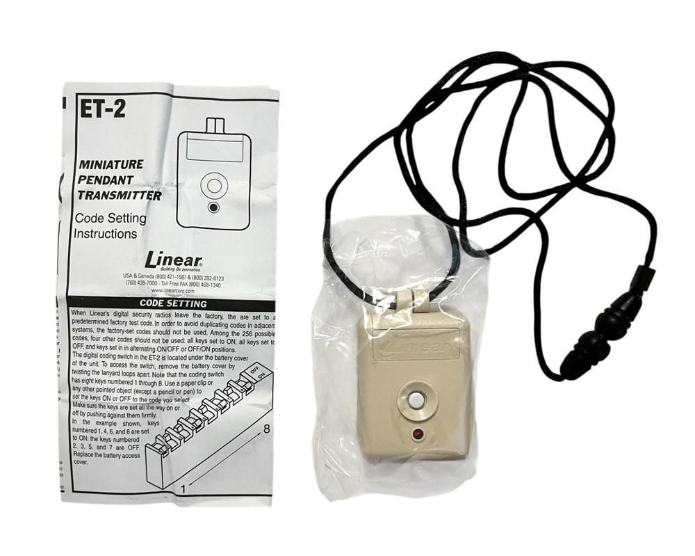 Linear ET-2 Wireless Miniature Pendant Transmitter Beige