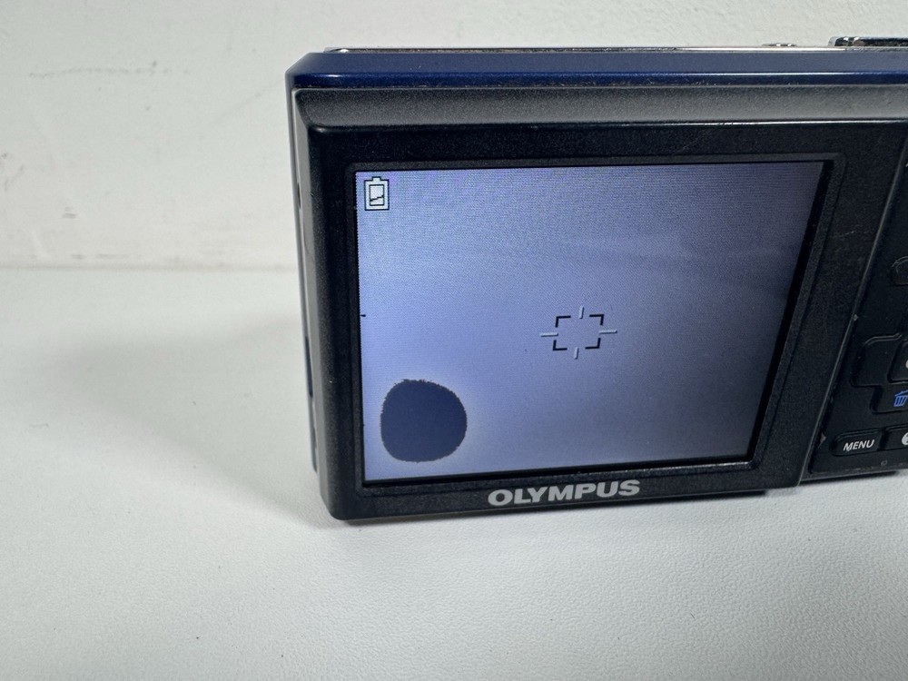 Olympus X-43 Compact Digital Camera Blue Tested with 8GB Memory Card *Read*