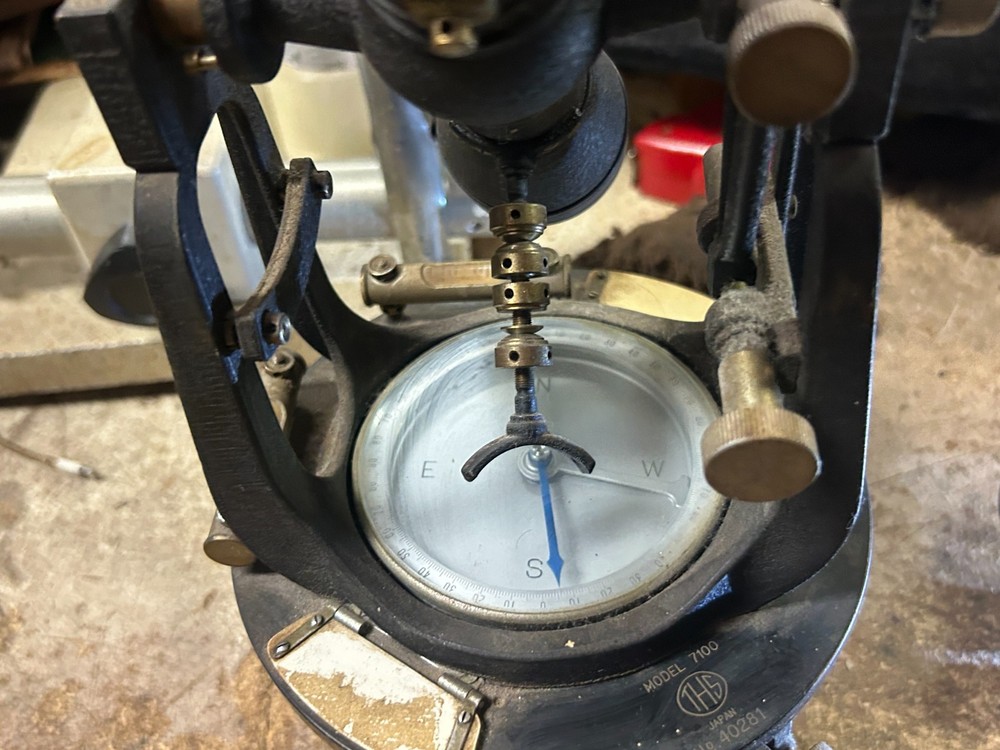 Vintage Antique Survey Transit Level Tool