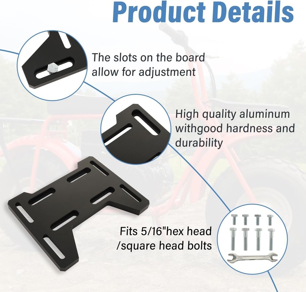 Mini Bike Mount Plate Adapter Bracket Compatible with Predator 79cc... Fast Ship
