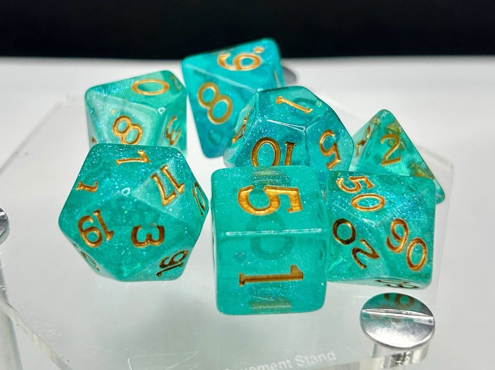 Sirius Acererak's D&D : Gold polyhedral dice Set D10