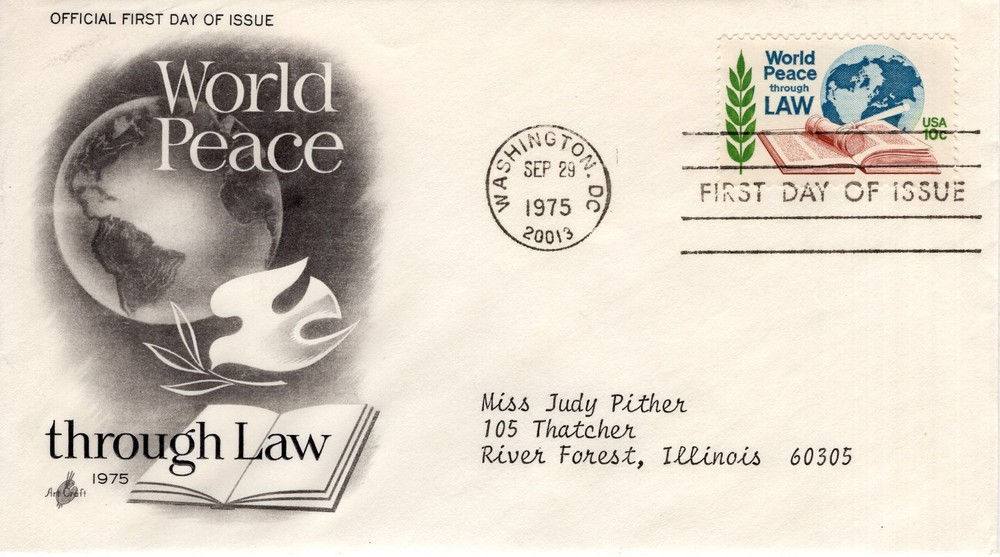 WORLD PEACE THROUGH LAW - 1975 - DC3173