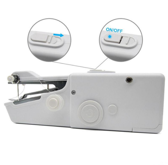 Portable Multifunction Mini Electric Tailor Stitch Hand-Held Sewing Machine Home