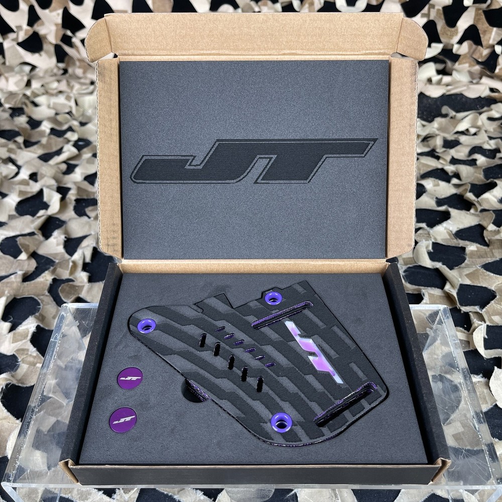 NEW JT Proflex Inline Earset w/ Thumb Screws - Purple