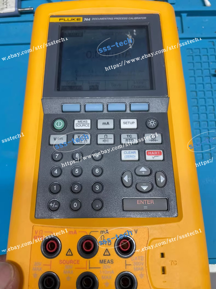 Fluke 744 Record multi-function process calibrator/used /UPS#XX