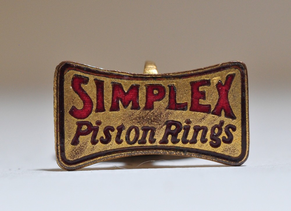 Simples Piston Rings Lapel Pin - Company Badge